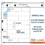 Entrepôt à louer à Marseille proche A55 4200m²