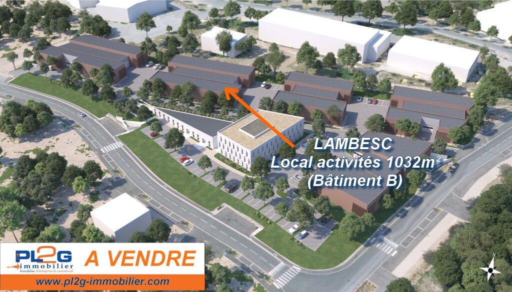 Local d'activités à vendre à Lambesc 1032m²