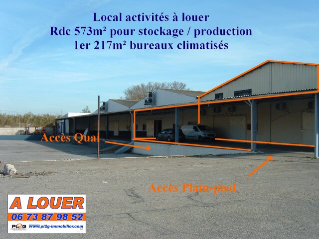 Entrepôt avec chambre froide à louer à Chateaurenard