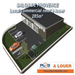 Local commercial neuf à louer à Salon de Provence avec parking