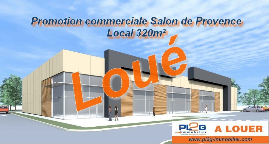 Local commercial en location à Salon de Provence idéal enseigne nationale