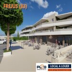 LOCAL COMMERCIAL NEUF 217 m² EN PIED D'IMMEUBLE À FRÉJUS