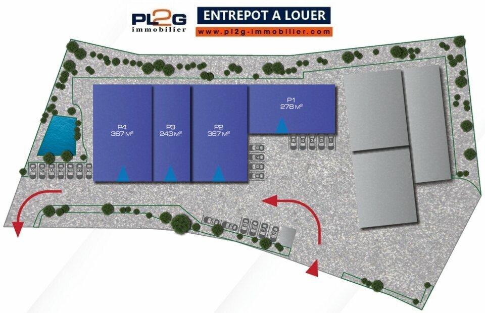 Location entrepôt ZI Lambesc à partir de 278m²