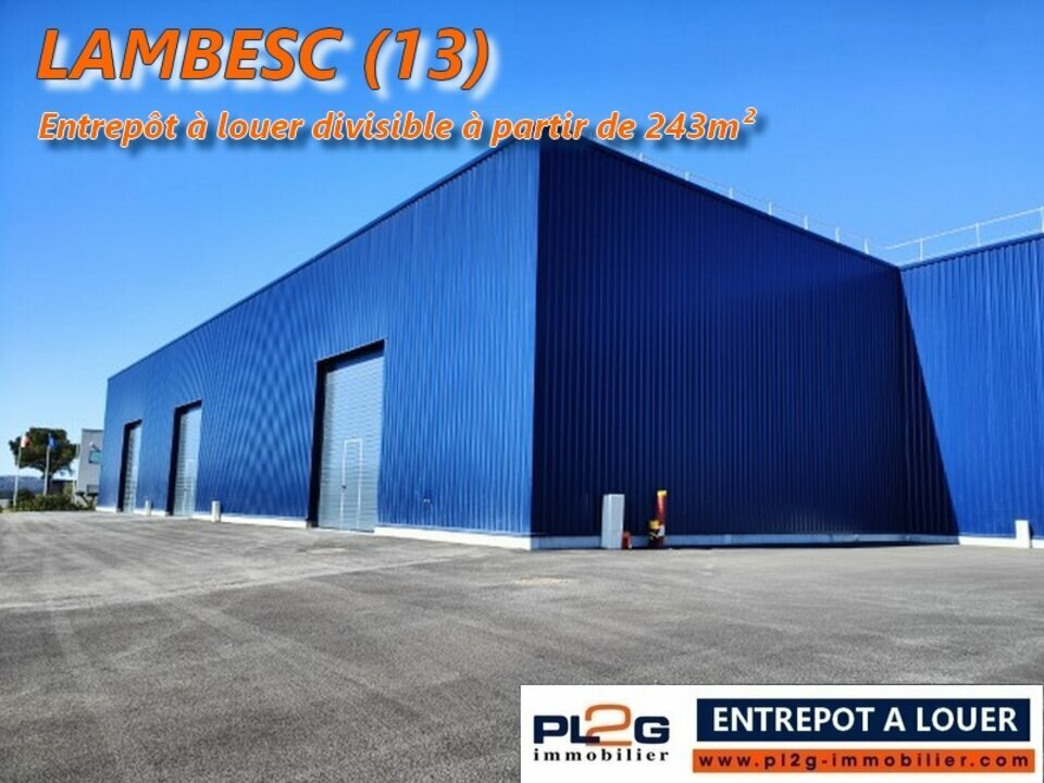 Entrepôt à louer à Lambesc 367m² avec parking