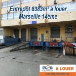 Entrepôt à louer à Marseille secteur Aygalades 8300m²