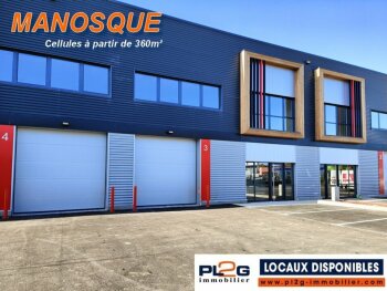 Local d'activité à louer à Manosque avec bureaux à partir de 365m²