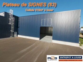 Entrepôt à louer au Parc d'Activités du Plateau de Signes (Var)