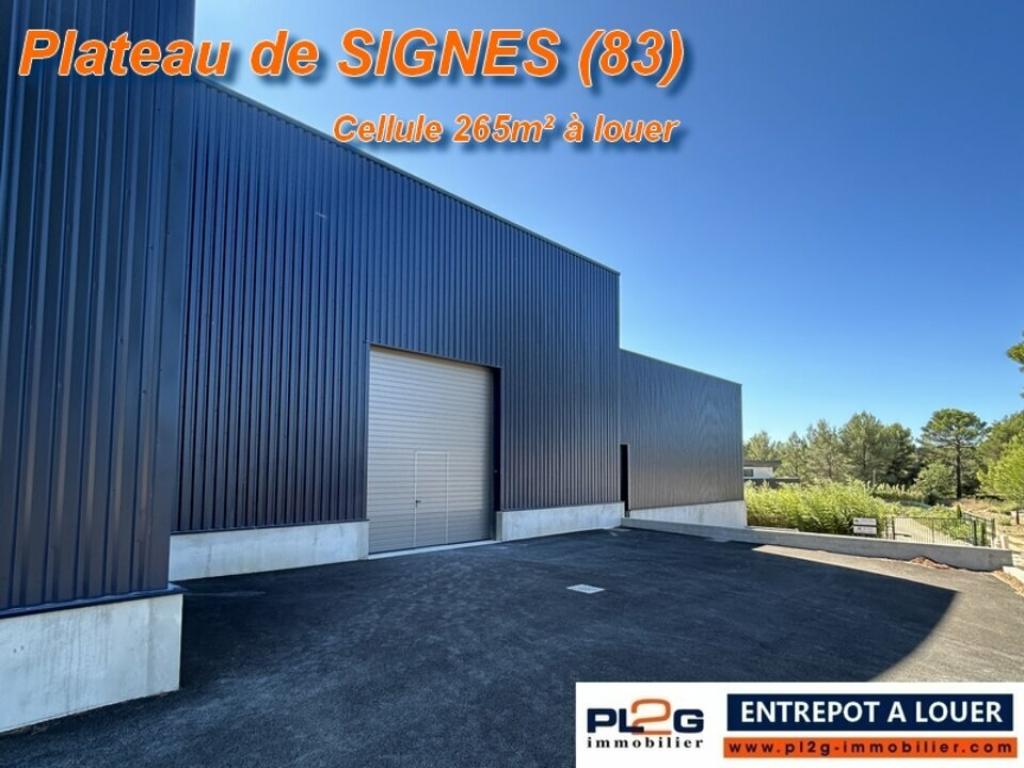 Entrepôt à louer à Signes 265m²