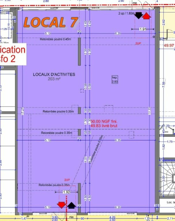À vendre  Local dactivité de 203 m² à Miramas, centre-ville