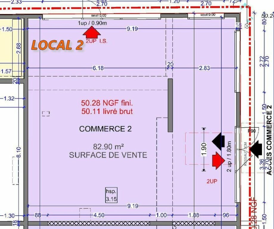 Local neuf à vendre à Miramas 83m²