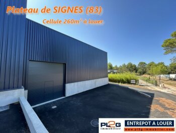 Entrepôt Neuf de 260m² au Parc d'Activités du Plateau de Signes