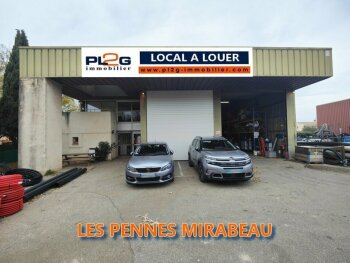 Location entrepôt avec bureaux et parking proche Vitrolles
