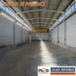 Entrepôt à louer à Lançon avec pont roulant